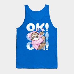 Ski Rave Sloth Kid Baby Dance Ok Tank Top